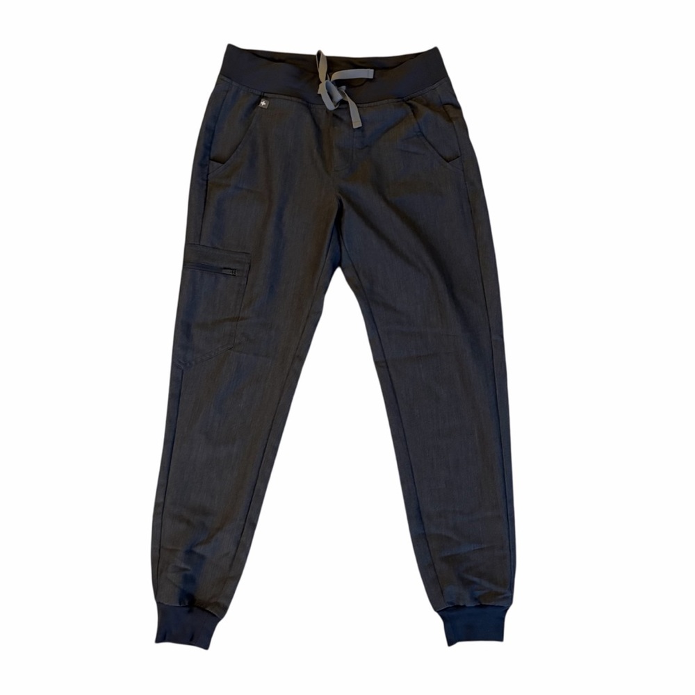 Figs Dark Grey Jogger Scrubs